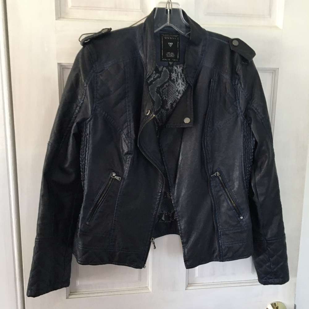 Faux leather Guess jacket